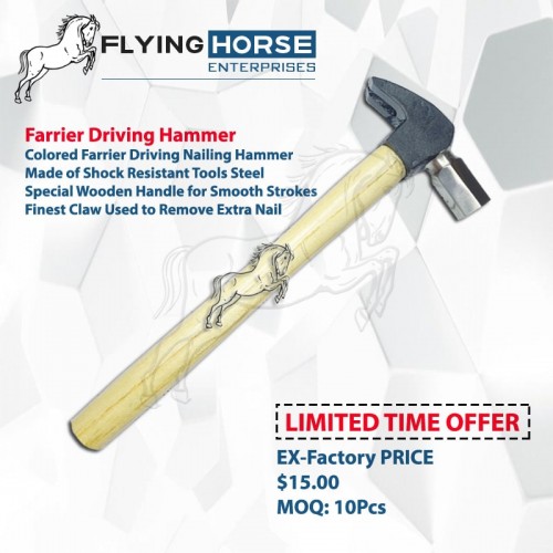 Colored Farrier Driving Hammer